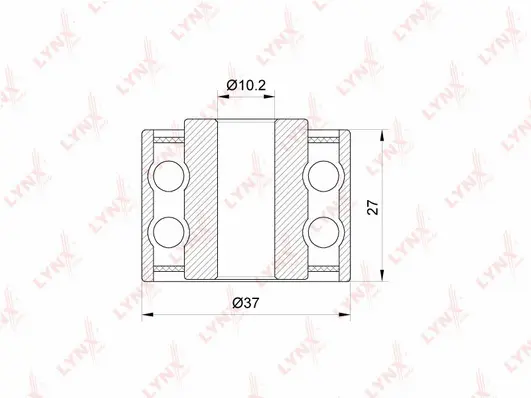 Deflection/Guide Pulley, V-ribbed belt (PB-7110)