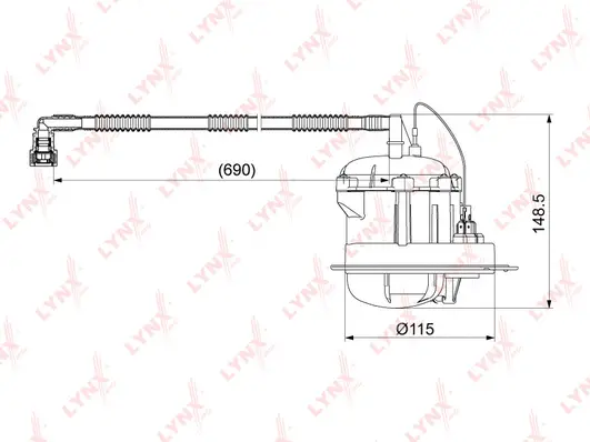 Fuel Filter (LF-1065M)