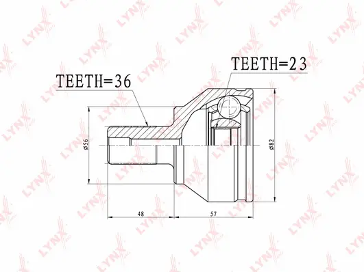 Joint Kit, drive shaft (CO-3627)