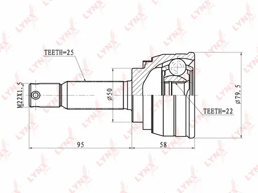 Joint Kit, drive shaft (CO-3603)