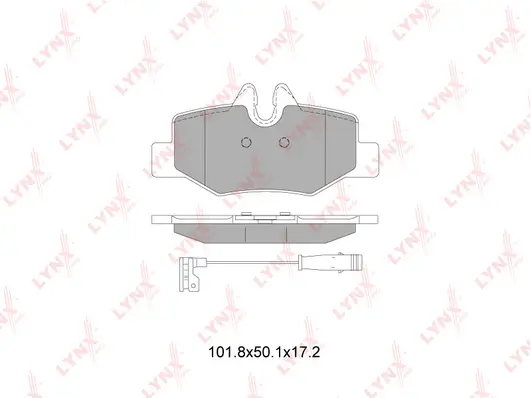 Brake Pad Set, disc brake (BD-5353)