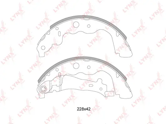 Brake Shoe Set (BS-6304)