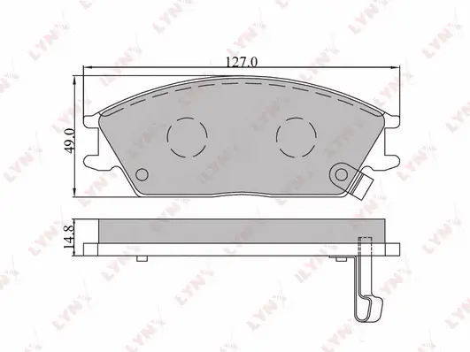 Brake Pad Set, disc brake (BD-3601)