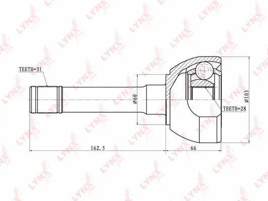 Joint Kit, drive shaft (CO-5735)