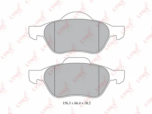 Brake Pad Set, disc brake (BD-6311)