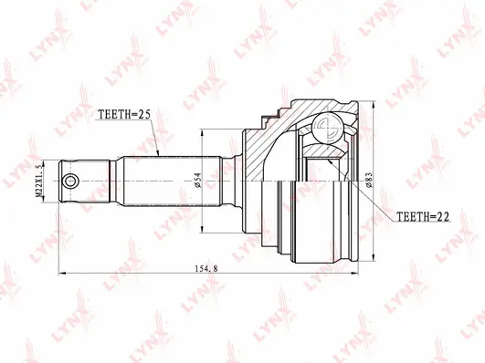 Joint Kit, drive shaft (CO-5505)