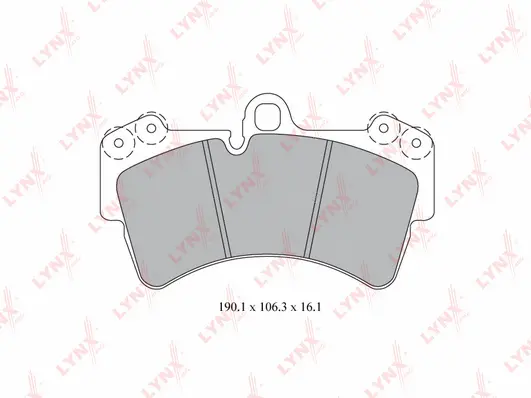 Brake Pad Set, disc brake (BD-8019)