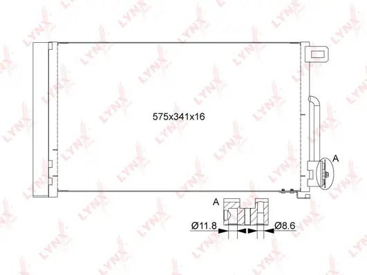 Condenser, air conditioning (RC-0252)