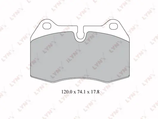Brake Pad Set, disc brake (BD-1416)