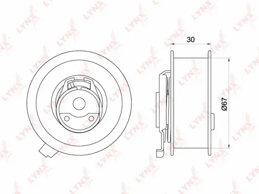 Tensioner Pulley, timing belt (PB-1173)