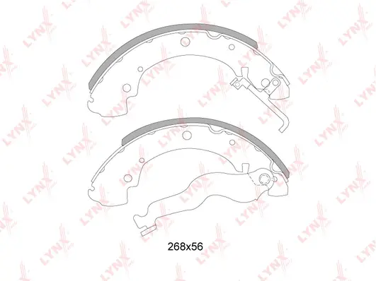Brake Shoe Set (BS-8003)