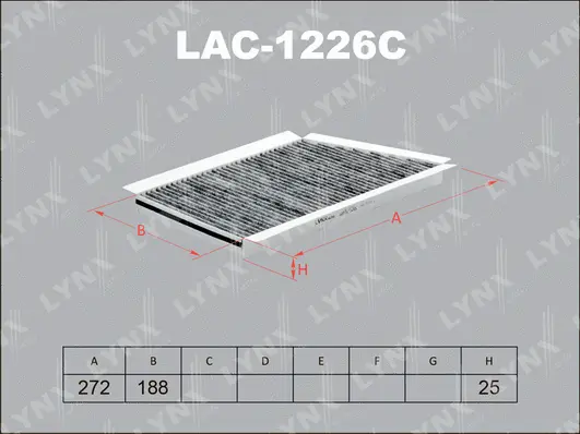 Filter, cabin air (LAC-1226C)