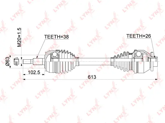 Drive Shaft (CD-1163)