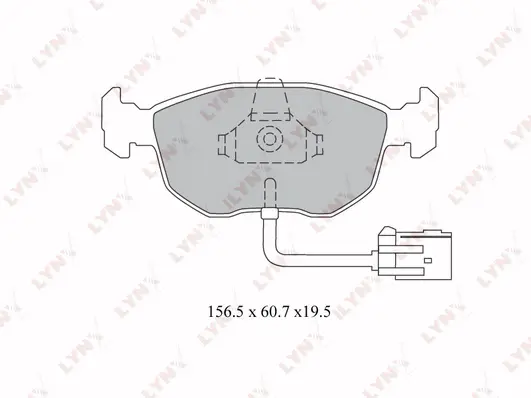 Brake Pad Set, disc brake (BD-3013)