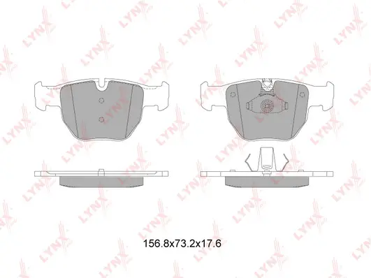 Brake Pad Set, disc brake (BD-5010)