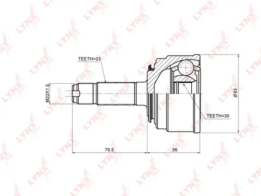 Joint Kit, drive shaft (CO-3426)