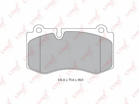 Brake Pad Set, disc brake (BD-5349)