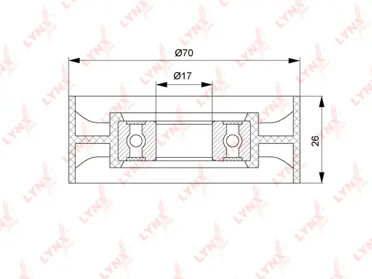 Tensioner Pulley, V-ribbed belt