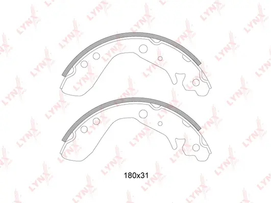Brake Shoe Set (BS-3404)