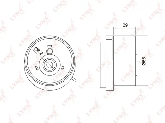 Tensioner Pulley, timing belt (PB-1050)