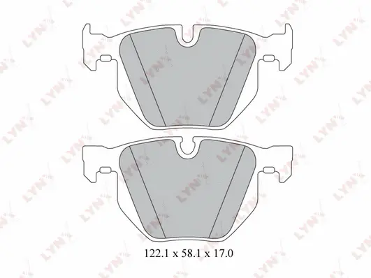 Brake Pad Set, disc brake (BD-1419)