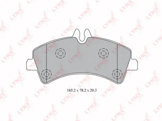 Brake Pad Set, disc brake (BD-5344)