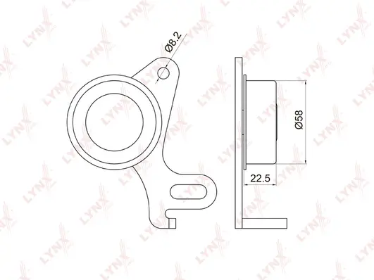 Tensioner Pulley, timing belt (PB-1031)