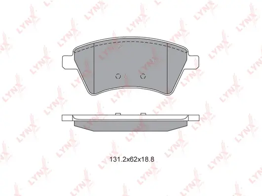 Brake Pad Set, disc brake (BD-6318)