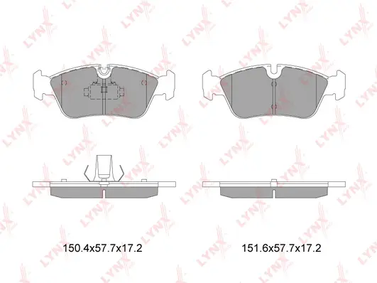 Brake Pad Set, disc brake (BD-1408)