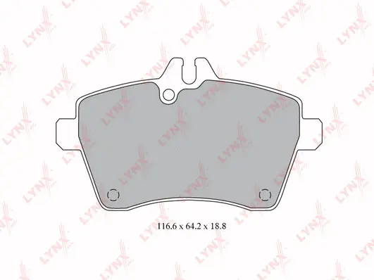 Brake Pad Set, disc brake (BD-5308)
