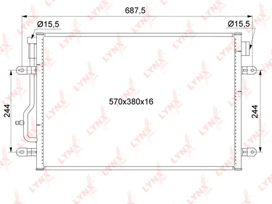 Condenser, air conditioning (RC-0133)