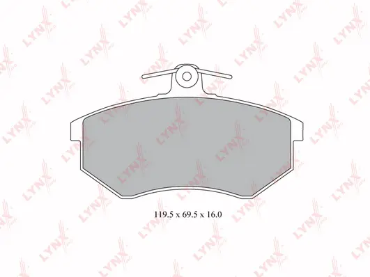 Brake Pad Set, disc brake (BD-8014)