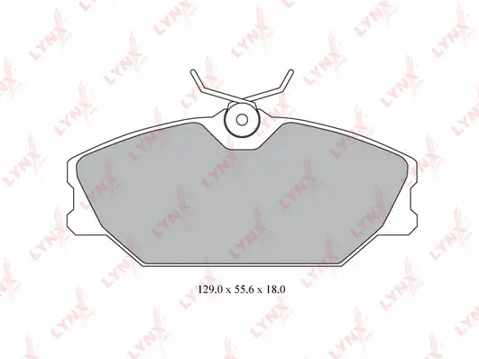Brake Pad Set, disc brake (BD-6304)