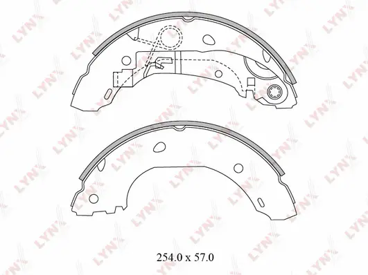 Brake Shoe Set (BS-2800)