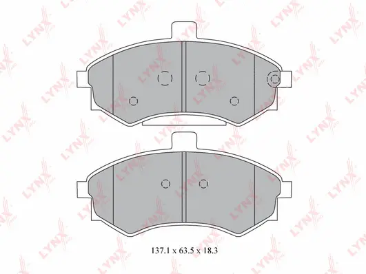 Brake Pad Set, disc brake (BD-3611)