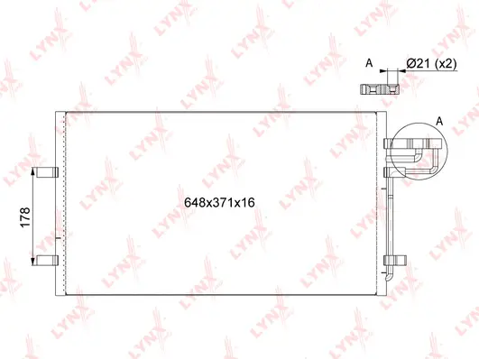 Condenser, air conditioning (RC-0037)