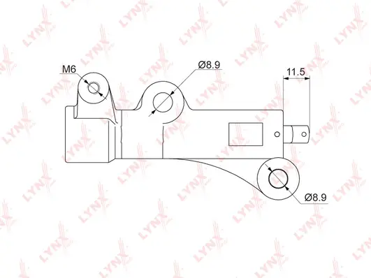 Vibration Damper, timing belt (PT-1015)