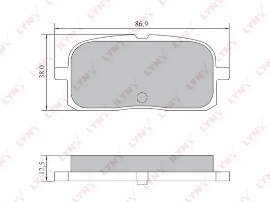 Brake Pad Set, disc brake (BD-7556)