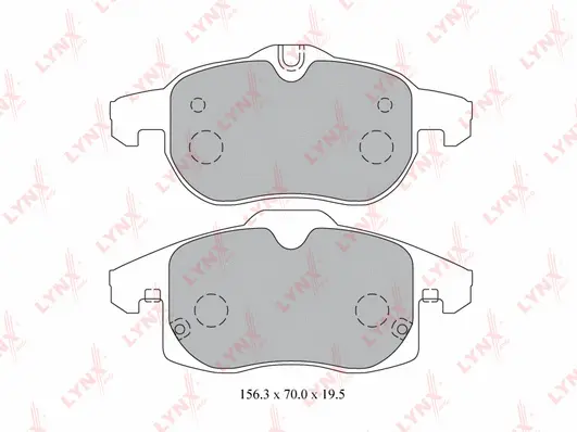 Brake Pad Set, disc brake (BD-5923)