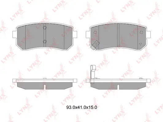 Brake Pad Set, disc brake (BD-4407)