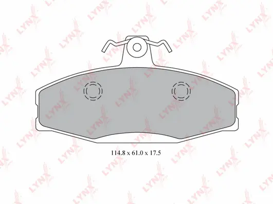 Brake Pad Set, disc brake (BD-6900)
