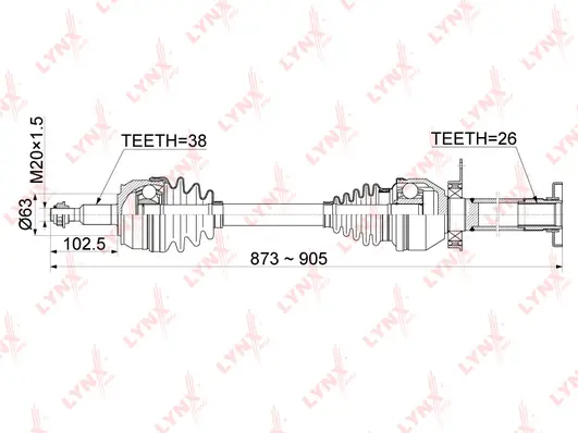Drive Shaft (CD-1164)