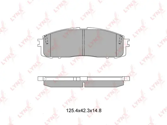 Brake Pad Set, disc brake (BD-7602)
