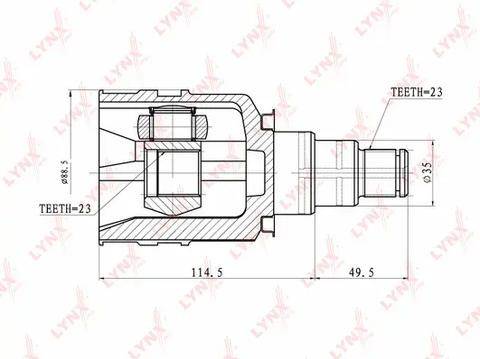 Joint Kit, drive shaft (CI-7502)