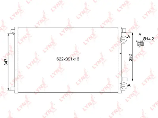 Condenser, air conditioning (RC-0090)