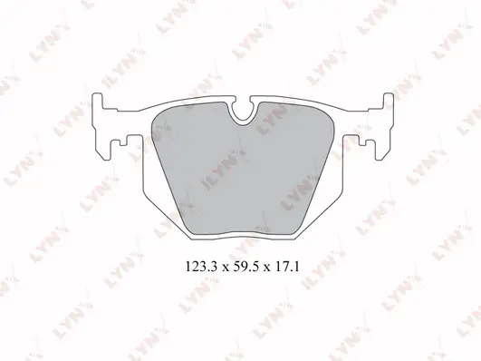 Brake Pad Set, disc brake (BD-1403)