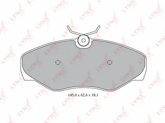 Brake Pad Set, disc brake (BD-6303)