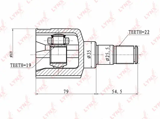 Joint Kit, drive shaft (CI-1804)