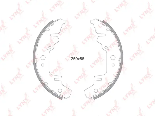 Brake Shoe Set (BS-4401)