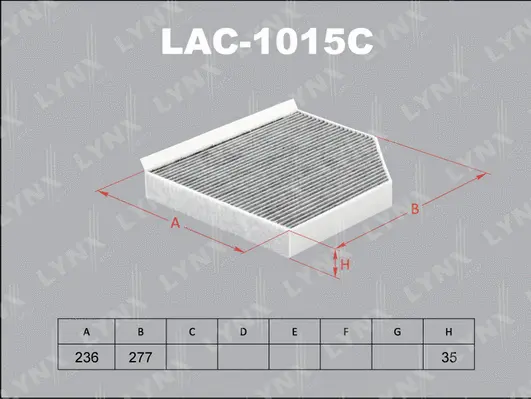 Filter, cabin air (LAC-1015C)